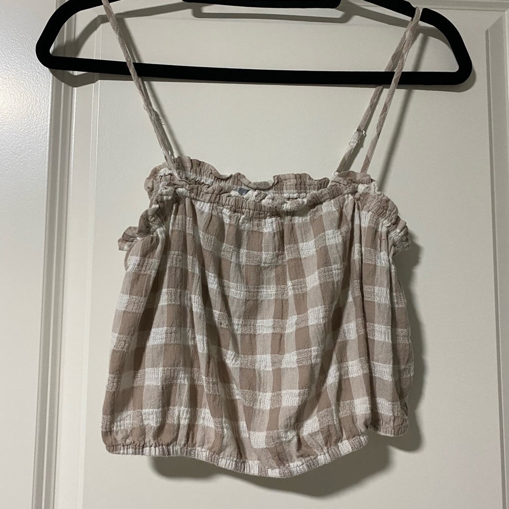 AE Patchwork Crop Top